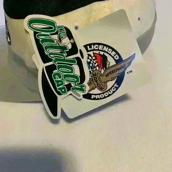 Brickyard 400 August 5, 2000 NASCAR CAP/ HAT, black, tan & white. Cotton - Picture 3 of 9